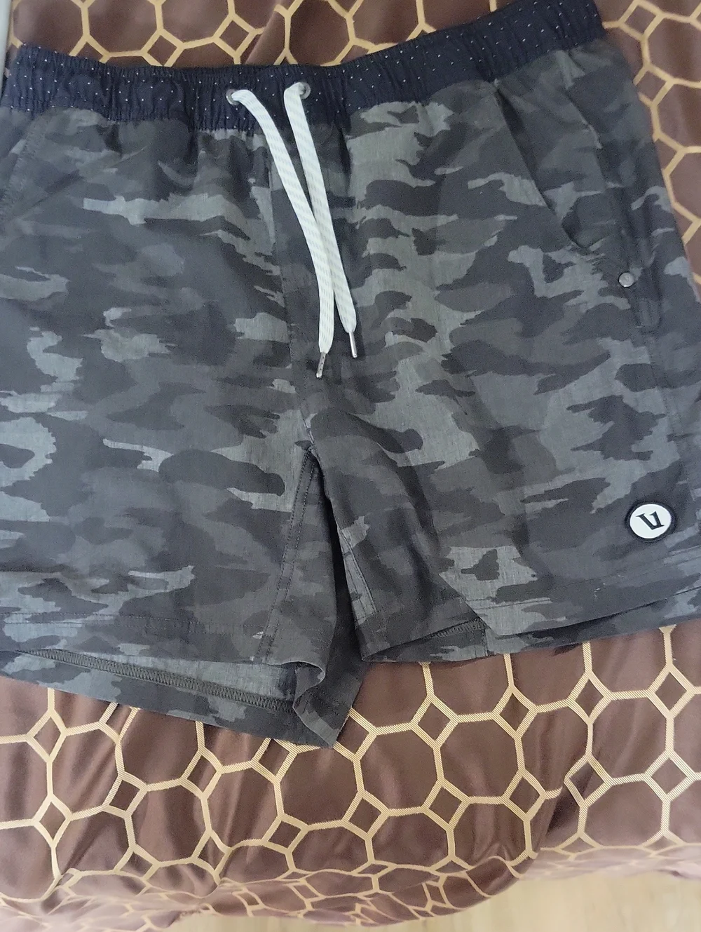 Vuori Gray Heather Performance Shorts